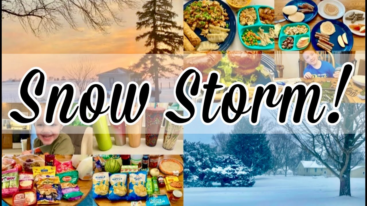 Everyday Life In A Midwest Snow Storm | Grocery Haul | Meals | Illinois Living