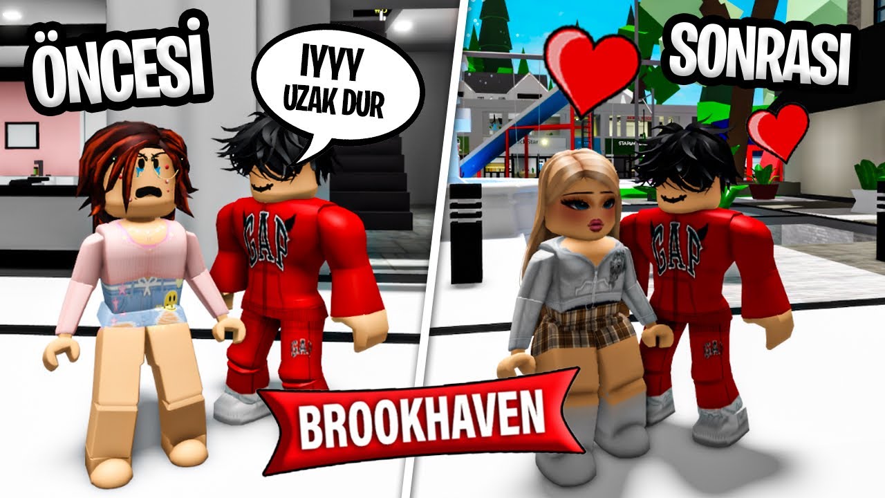 ÇİRKİN KIZ OLUP TROLLEDİM ( SONRADAN GÜZELLEŞTİM ) ROBLOX BROOKHAVEN🏡RP