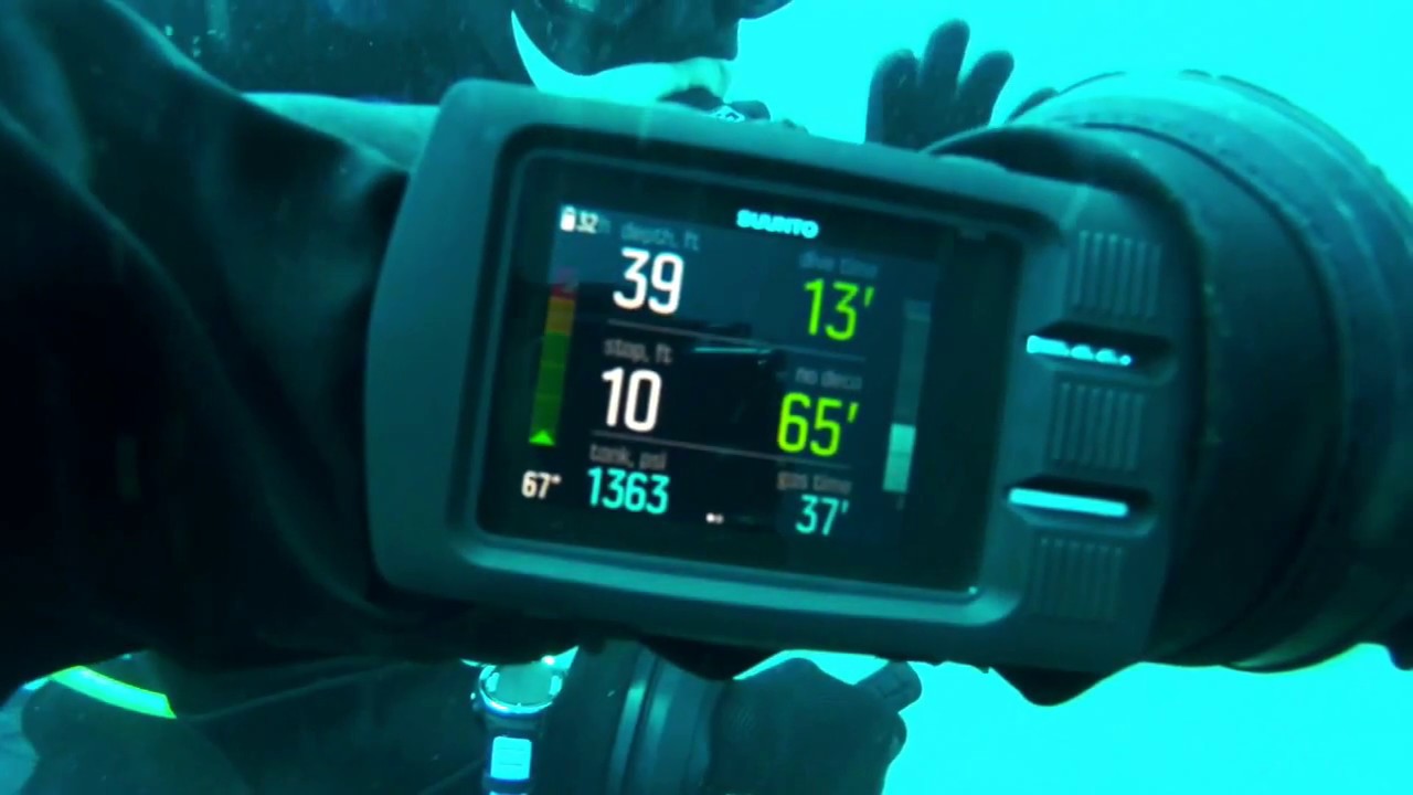 Suunto Dive Computer The Eon Steel Underwater Youtube