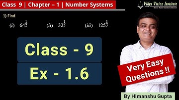 Class 9 Maths, Exercise 1.6 🌟 Number System 🌟 NCERT, CBSE 🎯