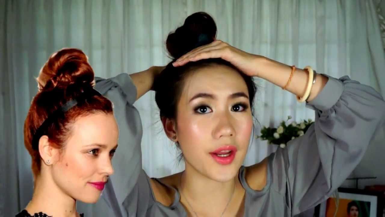 มัดผมจุกง่ายๆ Easy Bun Hair Tutorial by Mayy R