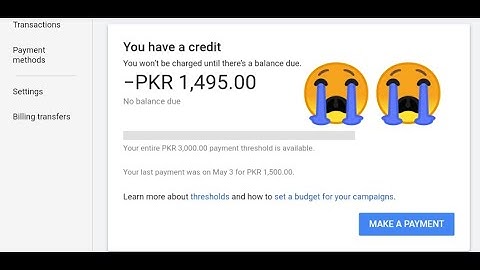 Google AdWords Showing Balance In Minus || Google AdWords Showing Balance Negative