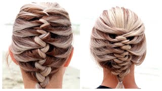 DIY Zig Zag Braid  for short to medium hair by Another Braid GREAT CREATIVITY