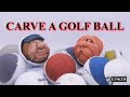 Cutting and Carving Golf Balls