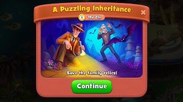 Gardenscapes New Story Beginning | A puzzling inheritance 