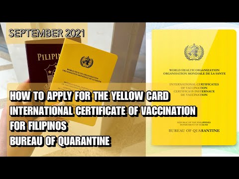 HOW TO APPLY | BOQ INTERNATIONAL VACCINATION CERTIFICATE | WHO YELLOW CARD FOR FILIPINO