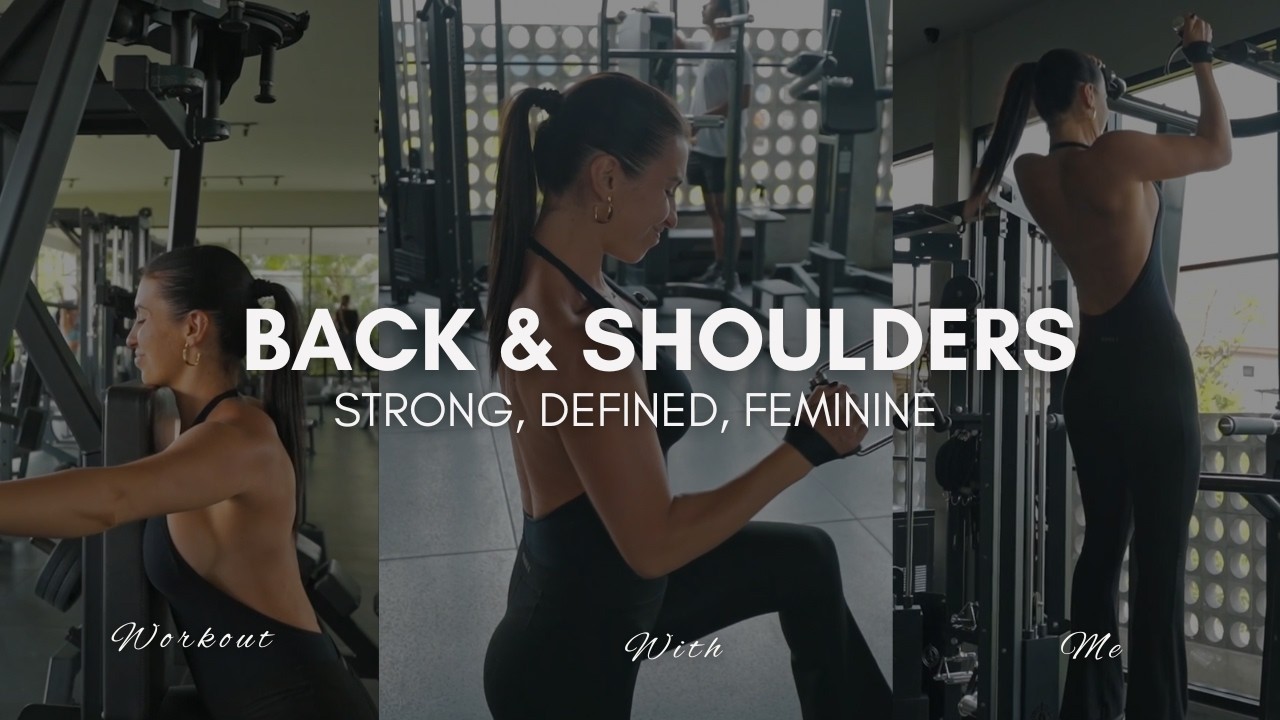 Obsessed with this back & shoulders workout  | Full session + real time coaching cues