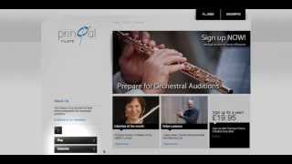 Online Flute Lessons - Principal Chairs Welcome Video Online Flute Lessons - Principal Chairs Welcome Video