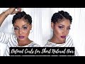 Defined Shiny Moisturized Curls for TWA | Short Natural Hair Tutorial