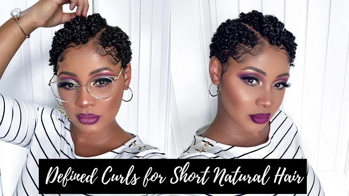 Defined Shiny Moisturized Curls for TWA | Short Na...