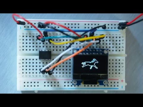 Animation with ATtiny85 and SSD1306 display