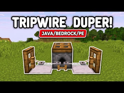 Minecraft FASTEST Tripwire Hook Duper Under 30 Seconds! 