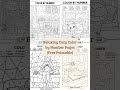 FREE Cozy Color by Number Book Printable PDF
