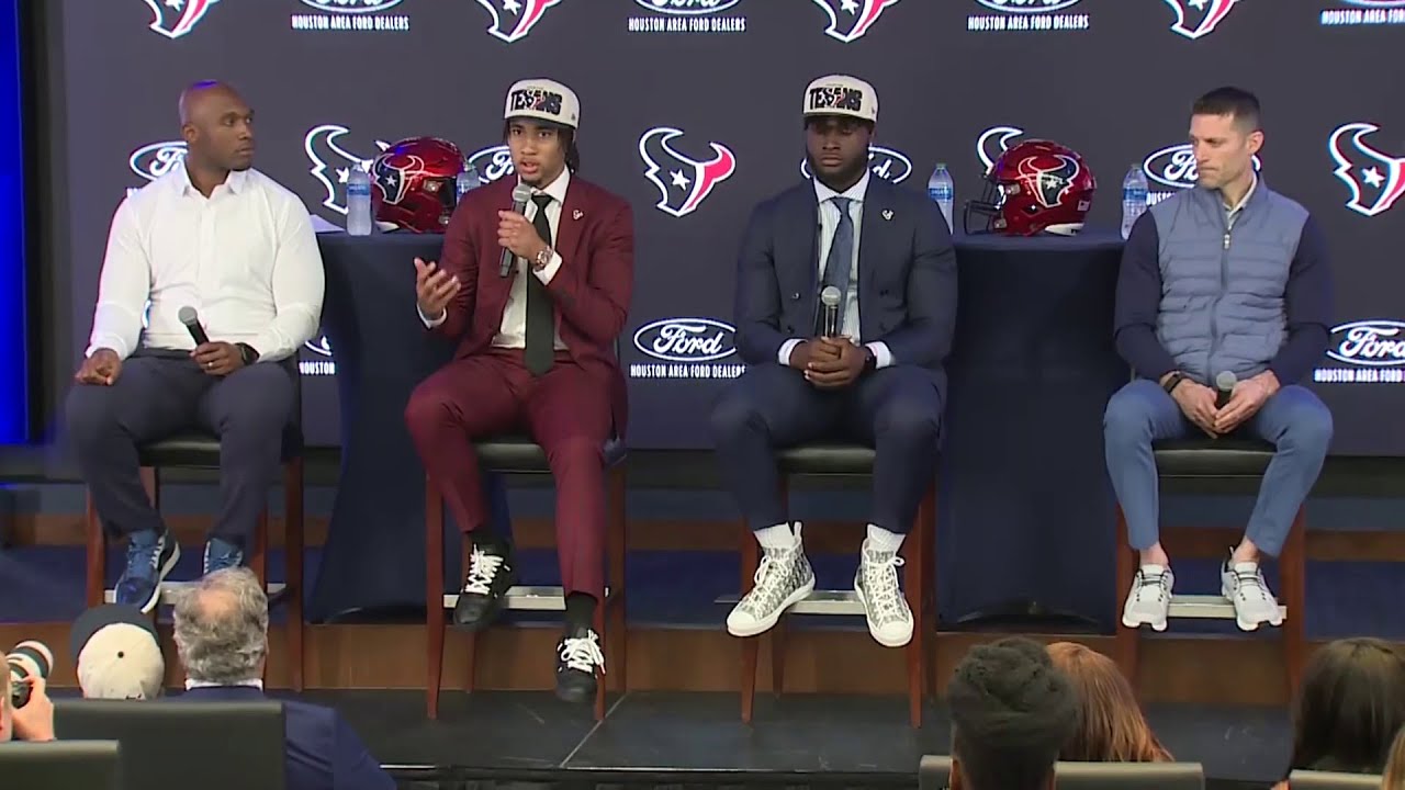WELCOME TO H-TOWN! Houston Texans introduce first-round draft picks