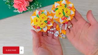 DIY 🎀 ПРОСТО не оторвать глаз . КАКИЕ БАНТИКИ 🎀Cinta de raso y lazos de foamirin