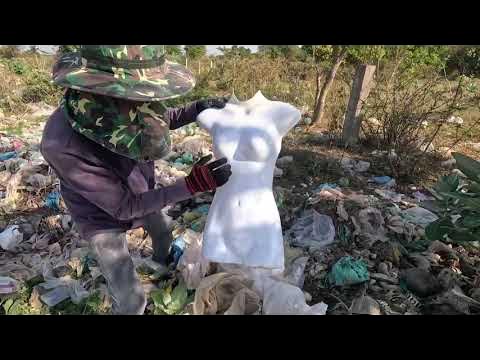 Outline Video Awesome! Found a lot of money $$ & Repair instrument and good thing from the trash near my village