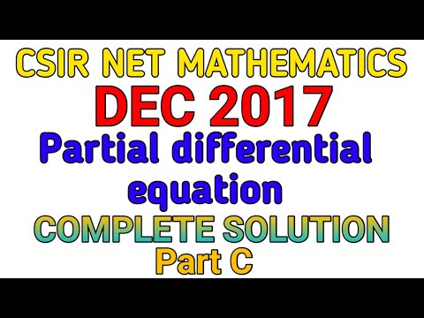 CSIR NET MATHEMATICS