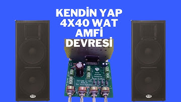 KANALIMIZIN GERÇEK ANLAMDA İLK AMFİ PROJESİ | TDA7388 4 ÇIKIŞLI AMFİ | PCBWAY | #işbirliği