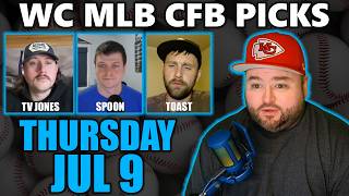 World Cup, MLB & College Football Picks with Kyle Kirms | Thursday July 9th