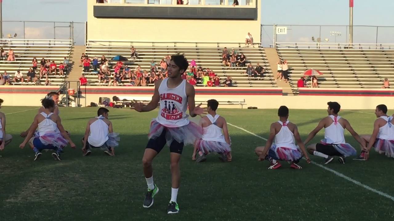 2016 Powderpuff Football Half-Time Sanger Danger