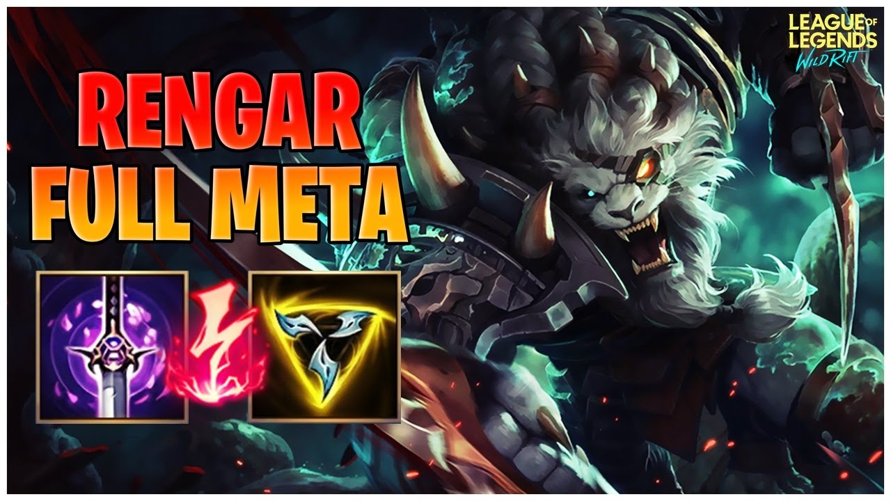 ESSA BUILD TA ABSURDA NO RENGAR 😸!!  LOL WILD RIFT