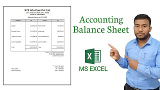 How to Create Balance Sheet in Microsoft Excel | Accounting Balance Sheet in Excel screenshot 4