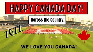 Happy Canada Day 2023! 🍁 Coast to Coast- "O Canada!" National Anthem- Celebration Across the Country