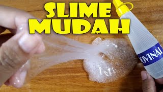 Cara membuat slime tanpa slime act. (Hanya 3 bahan). 