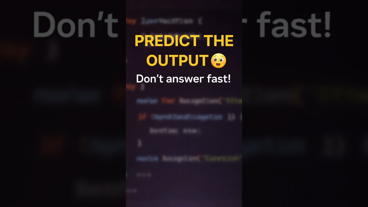 Java Interview Trap 😶 | Try-Catch Predict the Output