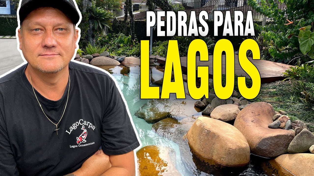 Como escolher as pedras que devo colocar no meu lago ornamental?