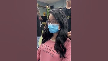 Thay đổi cho chị gái có mái tóc siêu mỏng,quanh năm ép thẳng..mn thấy đẹp thì cho e 1like 1sub nha!