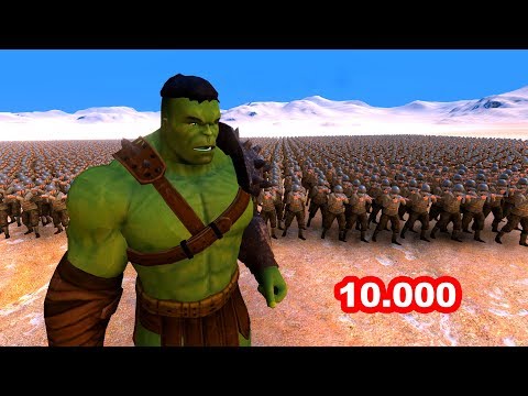 10.000 TYRANT VS HULK 😱 - Süper Kahramanlar