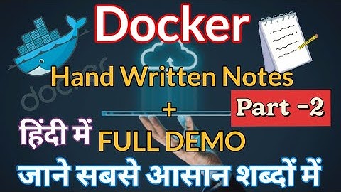 What is Docker Part - 2 ? in Hindi | FULL DEMO | DevOps Tutorial for Beginners