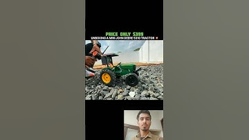 Unboxing a Mini Rc Tractor John Deere Tractor 💥#rc #tractor #johndeere #unboxing #trendingshorts