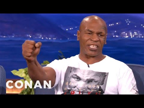 When Mike Tyson Saw Robin Givens With Brad Pitt  - CONAN on TBS