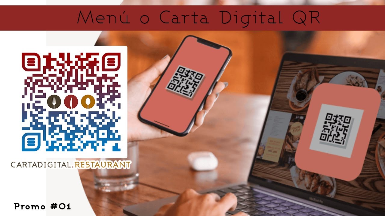 MENÚ Ó CARTA DIGITAL CON CODIGO QR PARA BAR Y RESTAURANTE - PROMOCIONAL ...