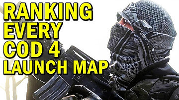 Ranking Every LAUNCH MAP in COD 4 (Worst to Best)
