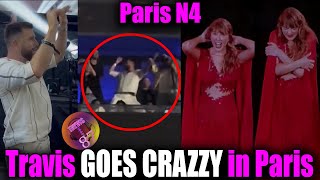 Travis Kelce's crazy dance CRACKS Taylor Swift UP at finale Eras Tour Paris