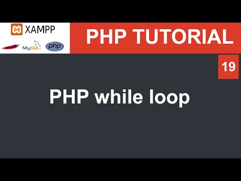 PHP Bangla Tutorial | PHP while loop | | Learn PHP Programming | PHP for Beginners Part -19
