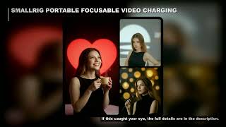 SmallRig RF 20C Portable Focusable RGB LED Video Light, w 5-Color LEDs 20 Patterned Light Filters 20