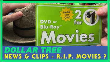 DOLLAR TREE 2 or $1 Blu Ray & DVD NEWS - RIP Movies? Plus Hunt Tribute Clips from Previous Hunts