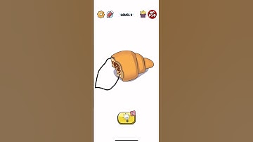 Croissant ✏ Draw Puzzle: Tricky Brain Test | Level 3 |