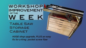 Table Saw Storage Cabinet