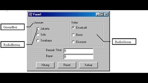 001 Aplikasi Tiket Sederhana Delphi 7 Bahasa Indonesia