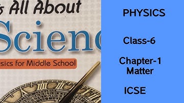 PHYSICS // CLASS- 6 // CH -1 // MATTER // EXERCISE //