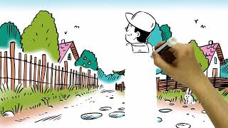 Staketenzaun Und Beeteinfassungen Video Frankreich