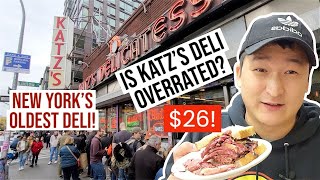 NYC's OLDEST DELI! Is Katz's Deli Worth $26?