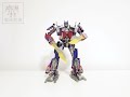 Transformers blackapple Optimus prime transform stop motion