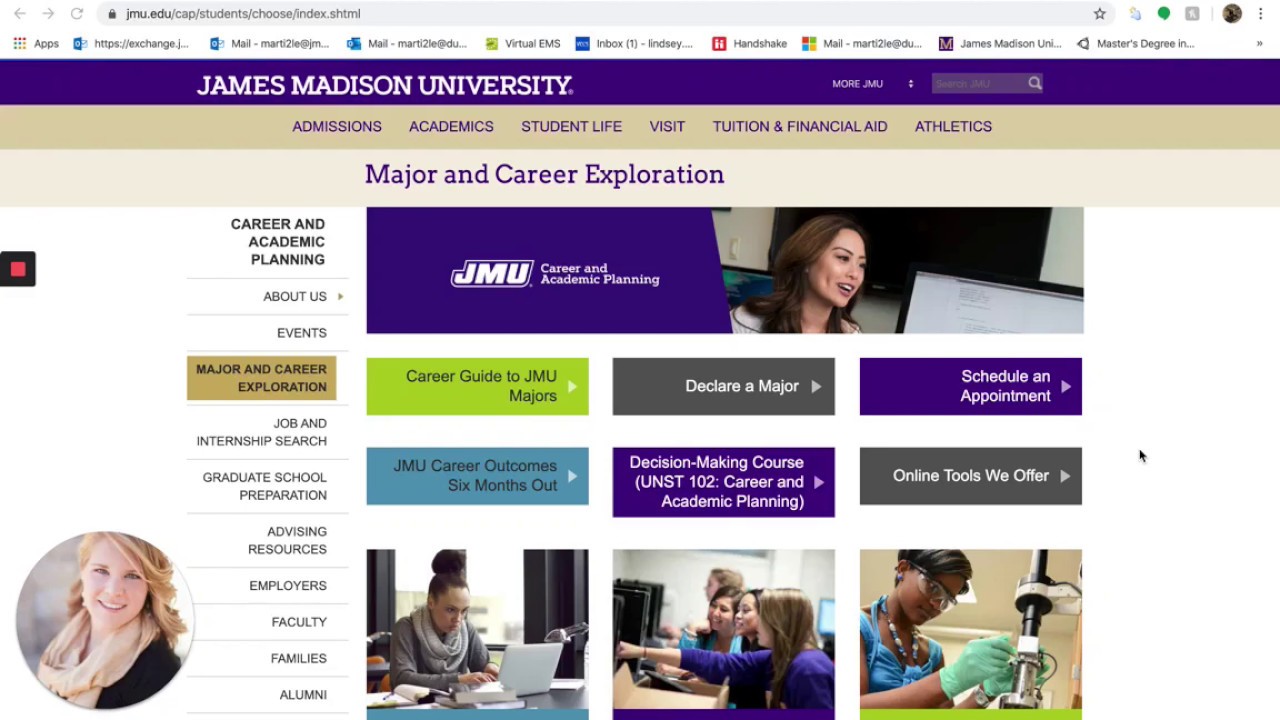 Minors and PreProfessional Programs at JMU JMU CAP YouTube