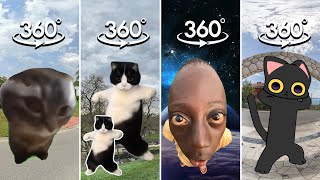FIND Cat Dancing Meme COMPILATION | Cat Dancing Finding Challenge 360º VR Video
